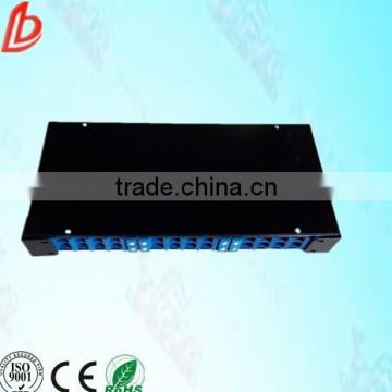 fixed type 12 ports/24 ports fiber optic patch panel,fiber optic splice tray box