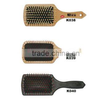 salon use big steel pin wooden comb