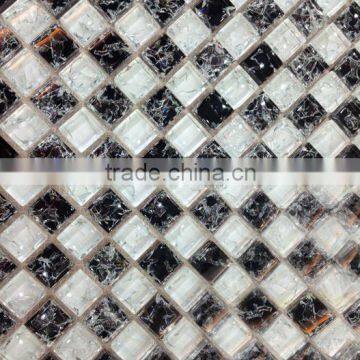 Crackle crystal glass mosaic tile of bathroom(PMGA060)