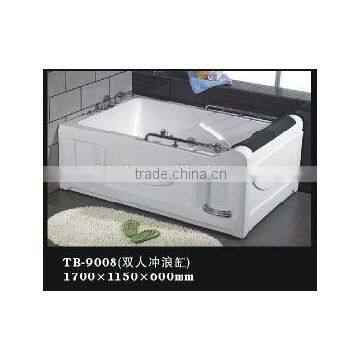 European Style Built-In Type Rectangle Durable Hot and Cold Massage Bathtub photo-3