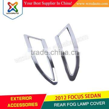 Chrome Rear Tail Fog Light Lamp Cover Trim 2pcs REAR FOG LAMP COVER FIT FOR F-O-C-U-S 2009-2012