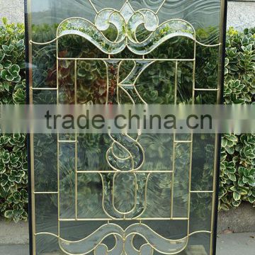 building glass in unique desig for windows,doors or decoration