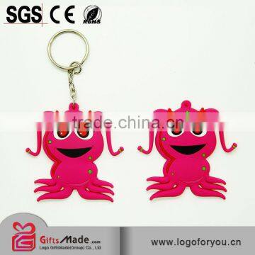 lovely promotion gifts soft pvc photo frame keychain