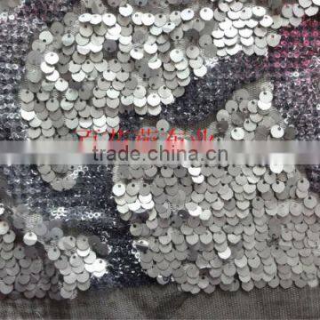 new sequin embroidery mesh fabric for wholesale