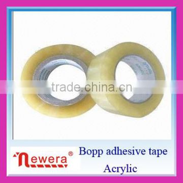 48mm width 60m length normal clear bopp gum packing tape for wholesale