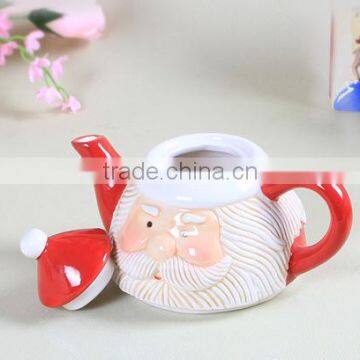 Creative Customized Christmas Santa Ceramics Tea Set and Milk Pot Set photo-5
