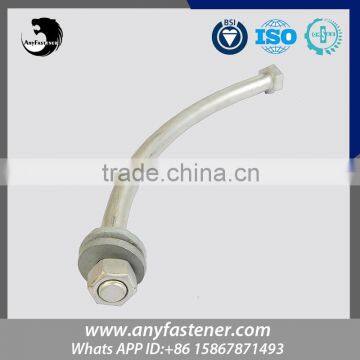 NBFATN environmental management certificate Chinese Fastener double ended thread camber railway bolt