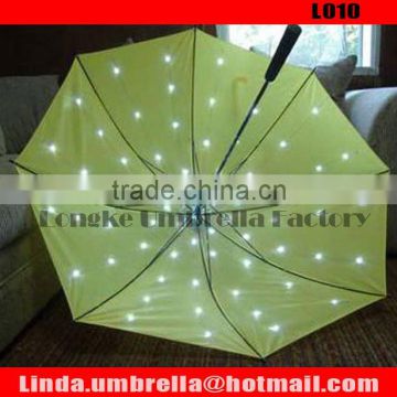 [L010]2013 New arrival, LED umbrella with torch handle,detail pictures are available