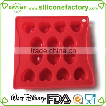 2016 newest Valentine custom heart shape fondant making mould