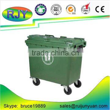 1100 liter garbage waste bin