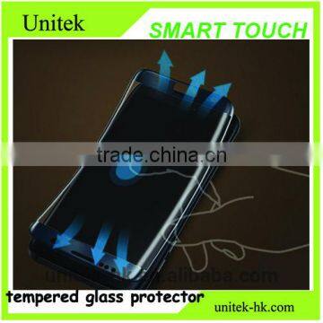 Tradeassurence! Hot factory 3D full cover mobile acessories tempered glass screen protector film for Samsung s7 edge