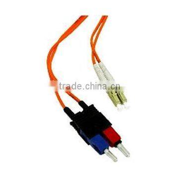 4m LC-SC 50/125 OM2 Duplex Multimode PVC Fiber Optic Cable