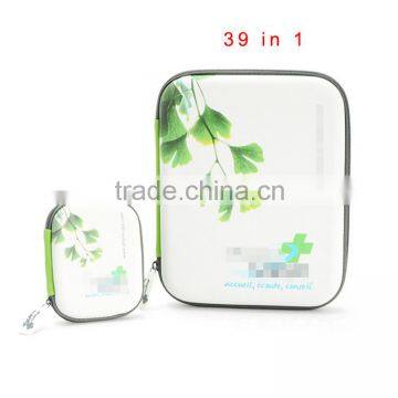 latest development customized logo 39 in 1 car first aid kit with FDA certification