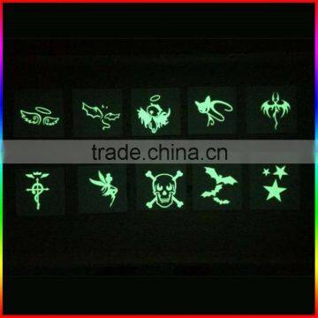 Waterproof Glow In The Dark Temporary Tattoo Sticker