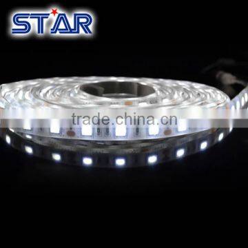 Outdoor Lighting 5050 epoxy glue waterproof IP65 60LEDs/m 300LEDs/roll flexible strip with DC12V and white FPC
