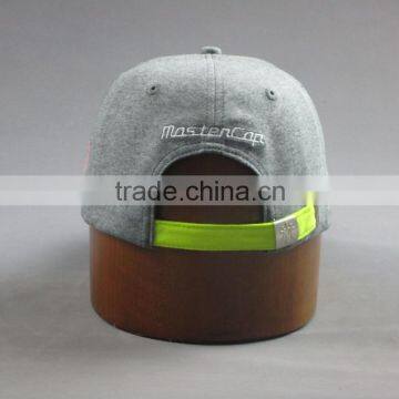 Custom High Quality 6-panel Knitted Baseball Cap With Thin Embossed photo-4