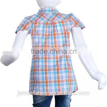 James 50s Big Check Colorful Regular Soft Woven Fabric for Children's Shiring photo-4