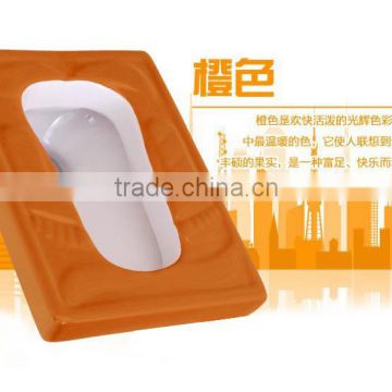 Popular colored ceramics children squatting pan wc DP005