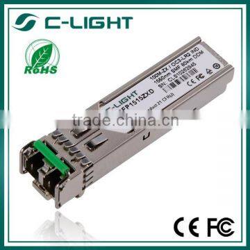 OEM/ODM Factory Supply 155M 1550nm 100km ZX SFP-1FE-LH Compatible 155Mb/s CE FCC RoHS JUNIPER SFP