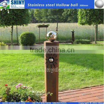 Stainless steel hollow ball for garden decoration