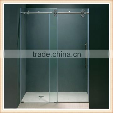 Shower glass doors for luxury bathroom