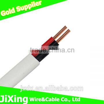 300/500V BVVB flat cable,electric wires and cables with pvc insulated&sheathed