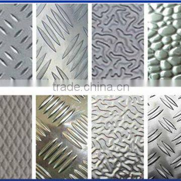 Manufacturer! all kinds of embossed aluminum plate