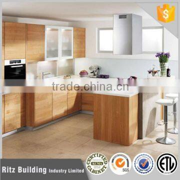 Modern kitchen cabinet with oven hob