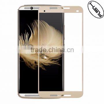 HUYSHE hot selling cell phone accessories anti-broken tempered glass screen 3D full cover guard 0.2mm protector for ZTE Axon 7
