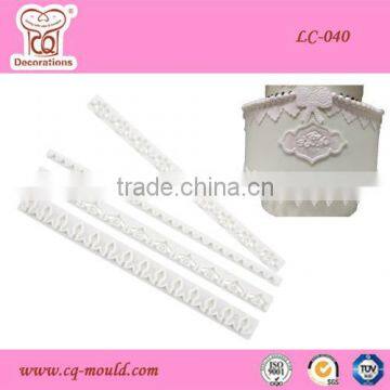 CQ Fondant cake decoration tool straight frill cutter 4pcs