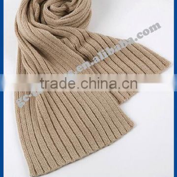 100% acrylic solid color soft scarf in single layer