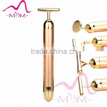 best selling products new products 2016 new T-Shape energy 24k gold beauty bar personal massager