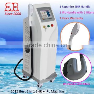 Very Effective Acne Removal SHR IPL machine/shr hair removal for men (CE Approval)