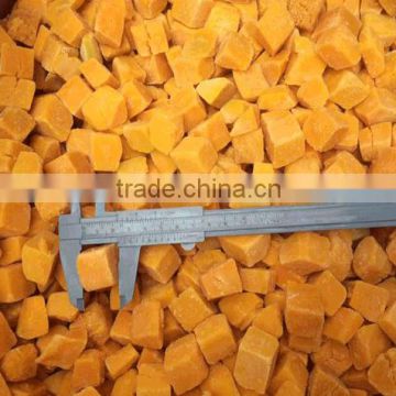 Frozen pumpkin Peeled Organic IQF frozen pumpkin price from China