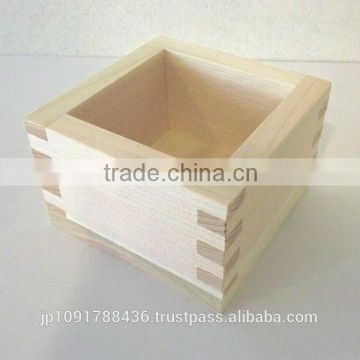 Hand-craft Japanese tableware Masu wooden cup at reasonable prices