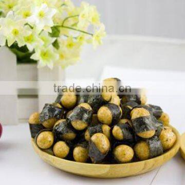 Seaweed Wrapping Coated Green Edamame