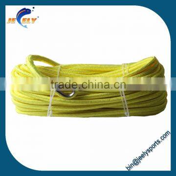 UHMWPE core with UHMWPE covering winch towing rope