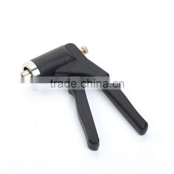 Ergonomic manual vials crimper for seal OD 11mm aluminum caps