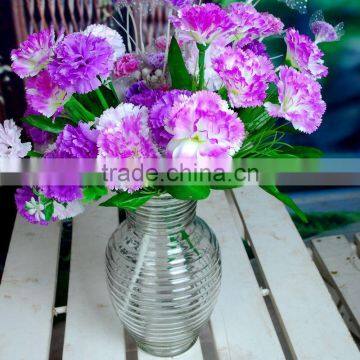 Cheap Wholesale Color Drum Belly Glass Vases photo-2
