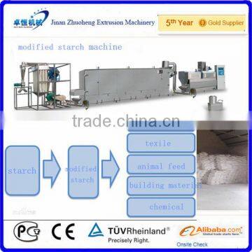 31kw/58kw/101kw/140kw twin screw extrusion modified starch production line