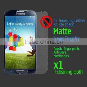 1x anti uv anti glare screen protector For Samsung Galaxy S4 screen protector