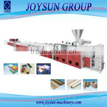 Plastic-wood profile extrusion line