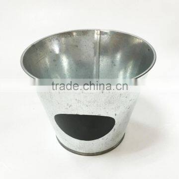 PVC metal candy pail with handle