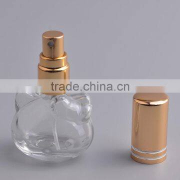 S0004 High Quality Mini Screw Sprayer Bottle Colored Gold Bottle and Cap photo-2