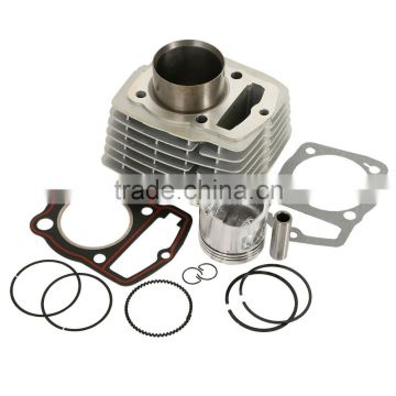 Silver Single Cylinder Enigne Top End Rebuild Kit For Honda CB CL 125S SL XL 125