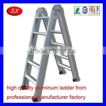 china supplier aluminum ladder aluminum folding ladder compact aluminum folding ladder