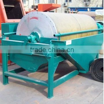 Permanent magnet Weak magnetic wet drum magnetic separator semi-counter current type