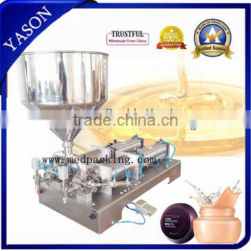 50-500ml Double Heads Pneumatic Eye Creamer Chrisma Toiletry Filling Machine