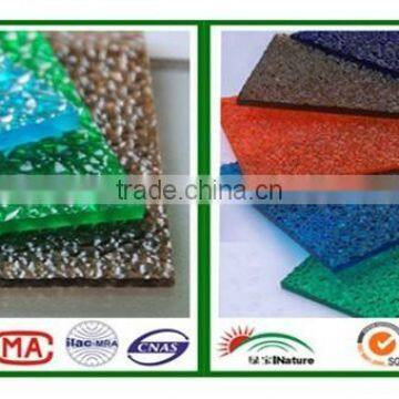 8mm Diamond Polycarbonate Solid Sheet for Bathroom Decorated.PC Embossed Sheet PC Diamond Sheet for Building.Polycarboante Sheet photo-6