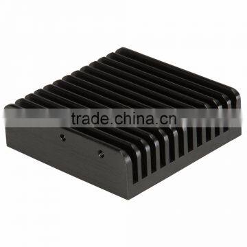 black anodizing electronic enclosures aluminium extruded heat sink